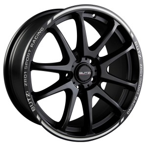 ZR01 NOIR MAT LISERET BLANC 7,5X18 5X120 ET38 CB72.6- FDS