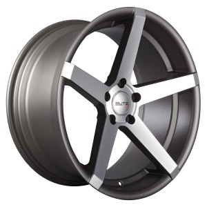 M-SPITZE GUN METAL MATE FACE POLIE 9X18 5X112 ET35 CB73.1 CAST.- FDS