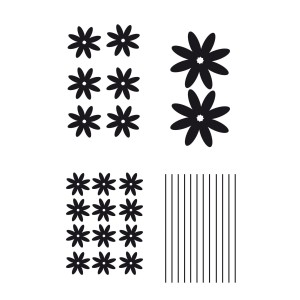 CAR DECO ELEMENT URBAN GIRL NOIR -FDS