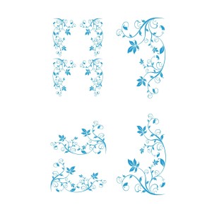 CAR DECO ELEMENT HYDRA BLEU - FDS