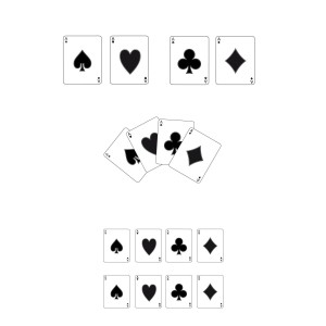 CAR DECO ELEMENT POKER FULL COLOR - FDS
