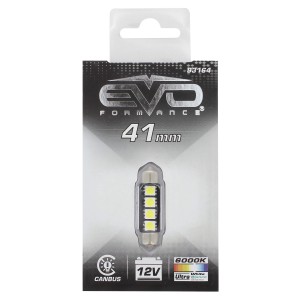 NAVETTE LED C5W SV8.5 41MM CANBUS - 4 LEDS - 6500K BLANC PURE - 1PC