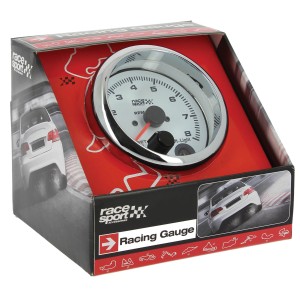 COMPTE TOURS ESSENCE SHIFT LIGHT RACE SPORT DIAM 90MM 12V - SCT
