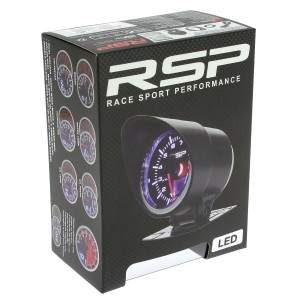 MANOMETRE DE PRESSION DE TURBO RSP D.52MM LED