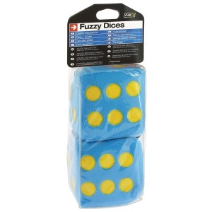 DOUBLE DE DECORATIFS A SUSPENDRE 9X 9CM BLEU - SCT