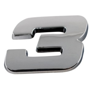 NUMERO 3 CHROME - SACHET DE 10U - SCT
