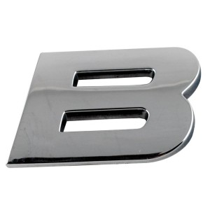 LETTRE B CHROMEE - SACHET DE 10U - SCT