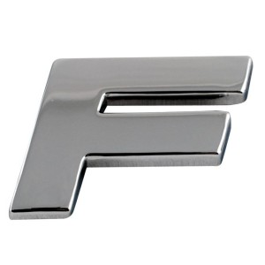 LETTRE F CHROMEE - SACHET DE 10U - SCT