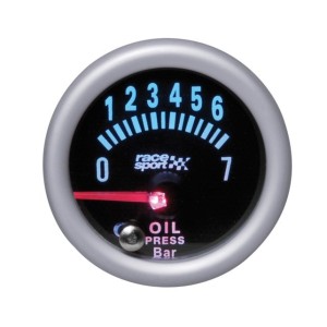 MANOM DE PRESSION HUILE MIRROR LOOK 52MM 12V -FDS