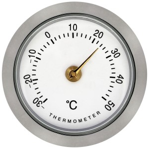 THERMOMETRE ANALOGIQUE D.45MM BOITIER METAL