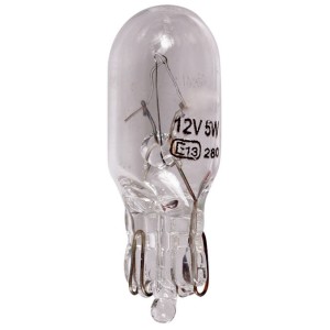 BLISTER 2 AMPOULES WEDGE 12V. 3W. T10 W2.1x9.5D