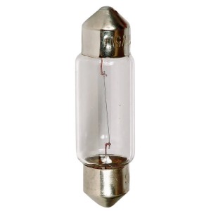 BOITE 10 AMPOULES NAVETTE 12V. 5W. T11x35 SV8.5D