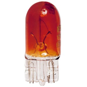 BLISTER 2 AMPOULES WEDGE 12V. 3W. T10 W2.1x9.5D AMBREE - SCT