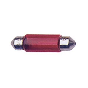 AMPOULE NAVETTE 12V 10W T11X35 SV8,5D ROUGE 2PCES - FDS