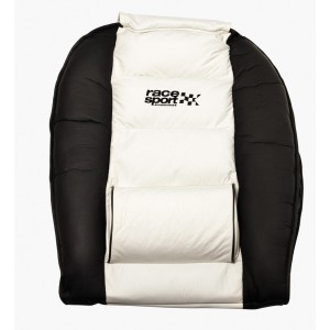 DOSSIER TUNING BY RACE SPORT 95X45CM BLANC - SCT