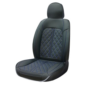 COUVRE SIEGE CONFORT PVC VITTORIA NOIR/BLEU 1PC