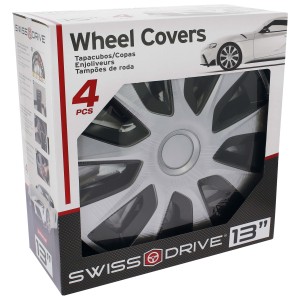 JEU D'ENJOLIVEURS 13" WASHINGTON SILVER/BLACK